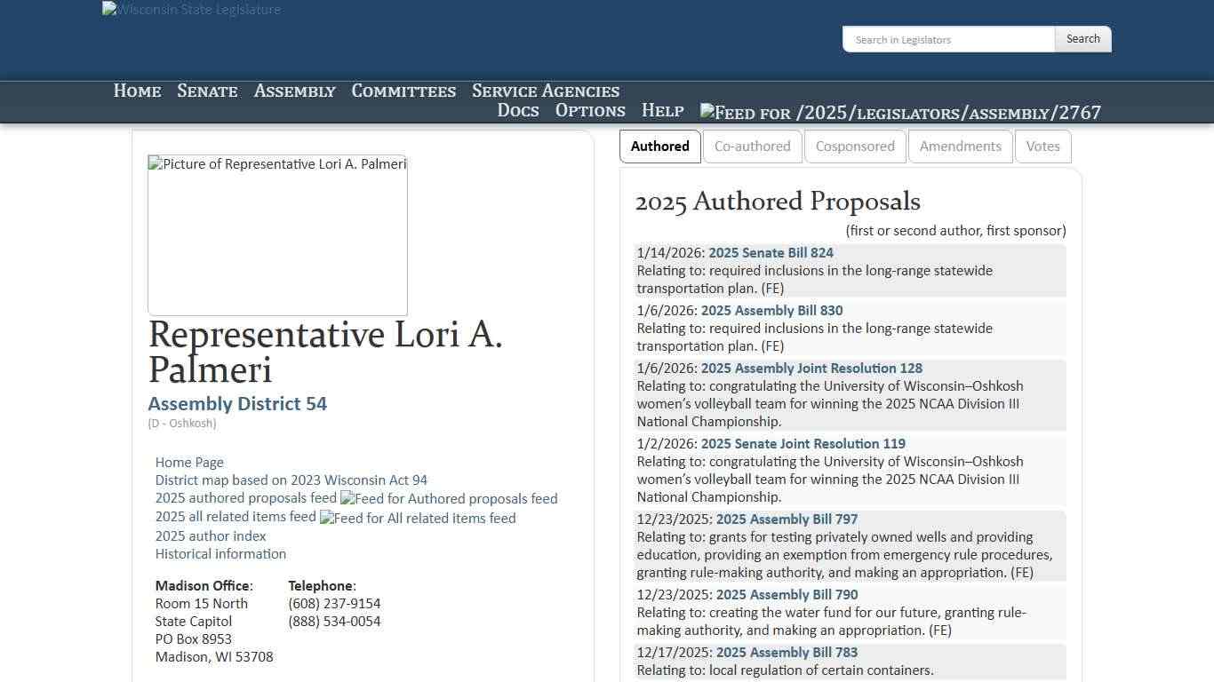 Representative Lori A. Palmeri